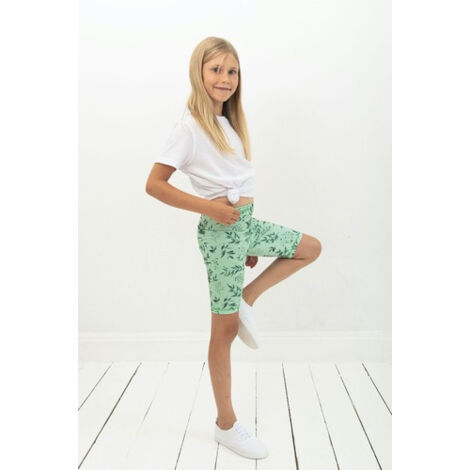 Silkglory Lot De 2 Shorts Cyclistes Fille Modal Coton - Legging Court Gymnastique Danse Sport, 9-11 Ans, Léger Et Respirant