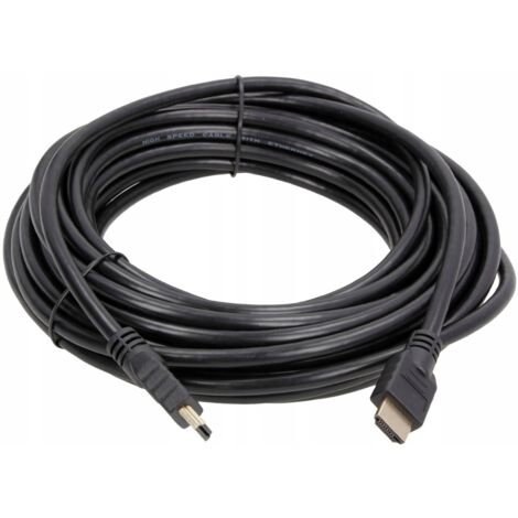 Câble HDMI 10M FULL HD 3D 1.4b 2160P 4K ORIGINE (1/5)