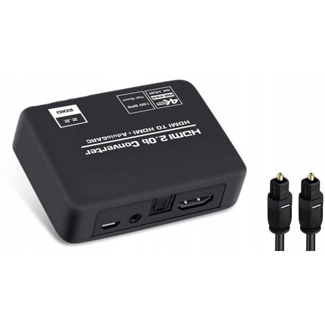 CONVERTISSEUR ARC HDCP 4K EXTRACTEUR HDMI 2.0 TOSLINK