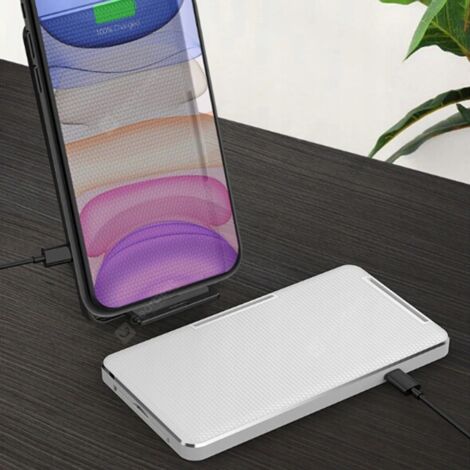 Chargeur Sans Fil Qi Universel - Micro USB, Noir, Pour Smartphone