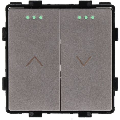 Module Interrupteur Volet Roulant Intelligent EMOS GoSmart ZigBee - Contrôle Par Appli Ou Voix (Alexa, Google) - Pour Double Interrupteur