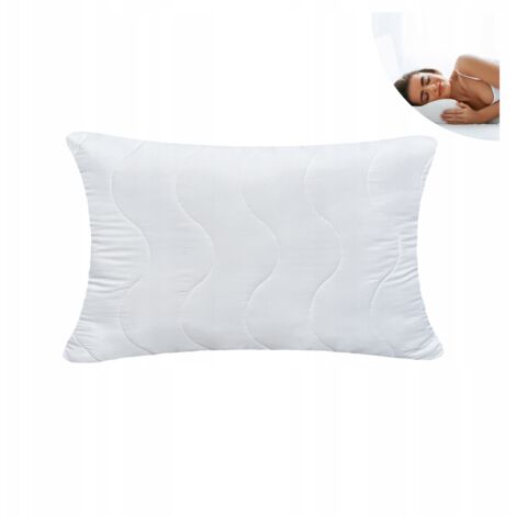 Oreiller Continental Anti-Allergique 70x80 Cm - Grand Format Hypoallergénique 100% Polyester Lavable