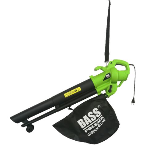 Souffleur de feuilles électrique 3700W – Vitesse d'air 320 km/h – Efficacité 14 m3/min – Capacité sac 40L – Tuyau 3m
