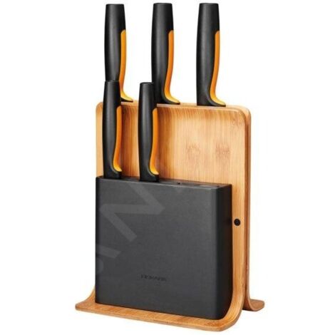 LOT DE 5 BLOCS À COUTEAUX EN BAMBOU - FS-1057552