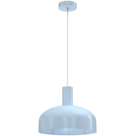 Suspension scandinave pour cuisine, salle à manger, au-dessus de la table, bleue, Ø 30 cm, 1 x E27, 60 W, VISBY Milagro (1/5)