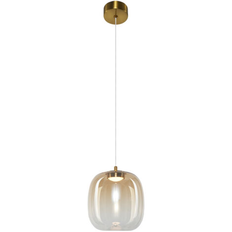Lampe suspendue VASO 2 AMBRE 4W (1/5)