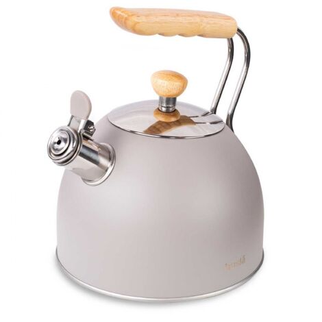 BOUILLOIRE AVEC SIFFLET 2,5L HUSLA gris 73907 (1/3)