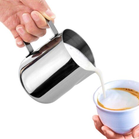 Grand Pichet à Mousse De Lait 340 Ml En Porcelaine Ivoire - Saucière Élégante Pour Thé Et Café