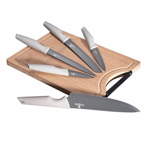 BERLINGER HAUS Aspen BH-2838 Ensemble de 6 couteaux et planches à découper (1/5)