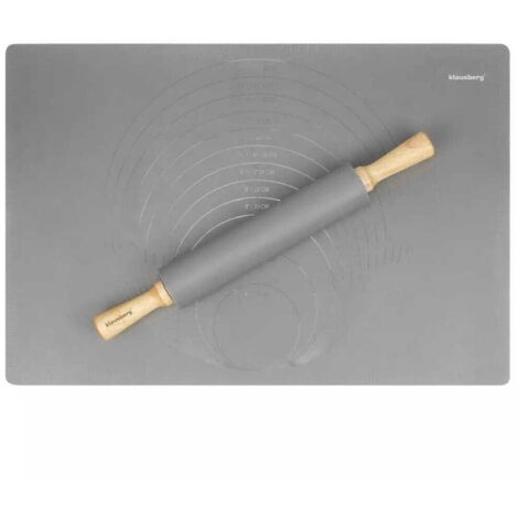 HARFINGTON Rouleau à Pâtisserie En Silicone Pour La Cuisson De 42 Cm - Surface En Silicone Anti
