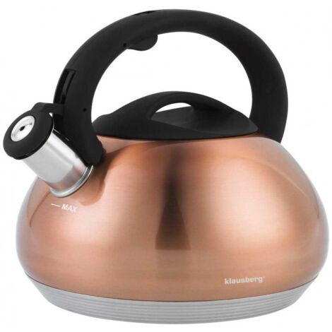 Bouilloire sifflante Klausberg 2,7 L KB-7385 en cuivre (1/5)