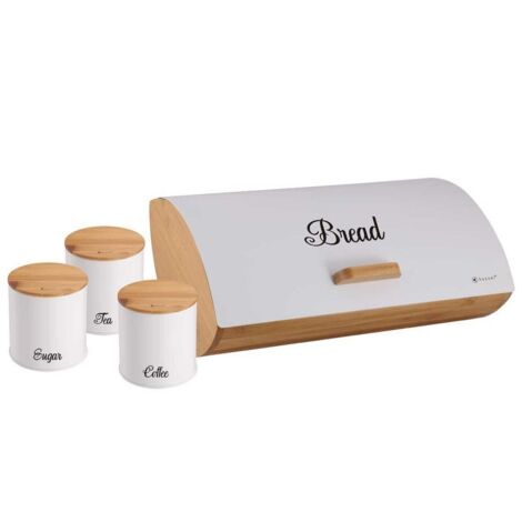 Boîte à Pain SUNOYA Grande Avec Séparateur & Couvercle – Conservation Fraîche 33.5x17.5x15.5cm