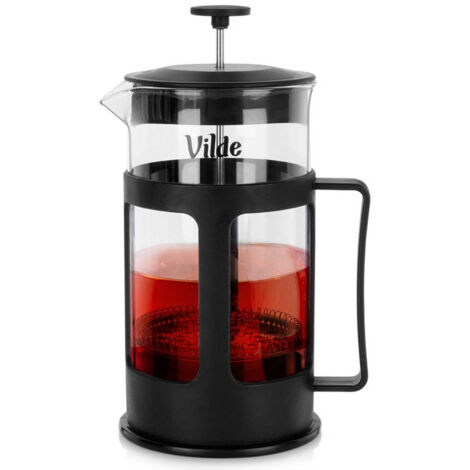 Cafetière et théière à piston en verre 1 l (1/5)
