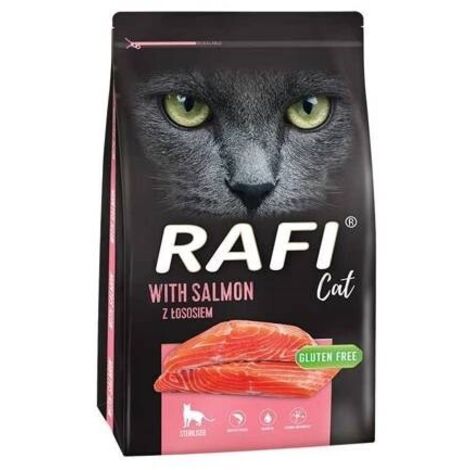 DOLINA NOTECI Rafi Chat Stérilisé au Saumon - Croquettes pour Chats - 7 kg