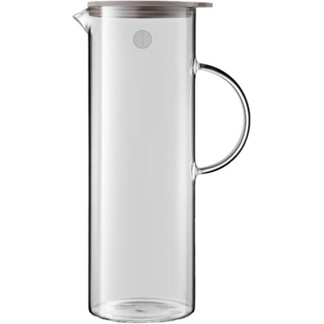 Pichet en verre BUYDEEM avec couvercle en silicone 1200 ml, modèle CD2003 (1/4)