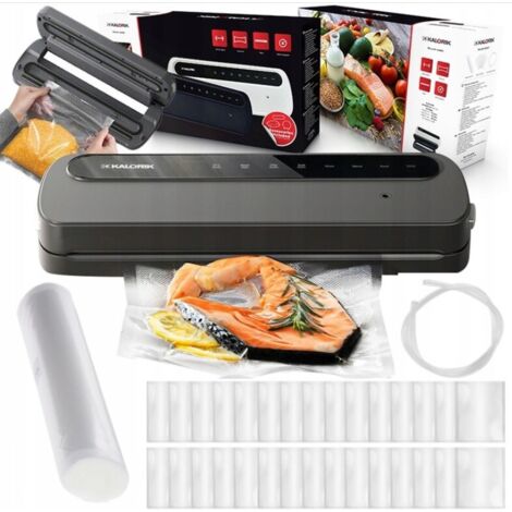 MACHINE D'EMBALLAGE SOUS VIDE POUR EMBALLAGE ALIMENTAIRE 110 W ENSEMBLE DE SACHETS XXL AVEC MANCHON (1/5)