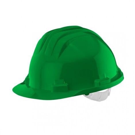 Casque de sécurité homologué, vert (1/4)
