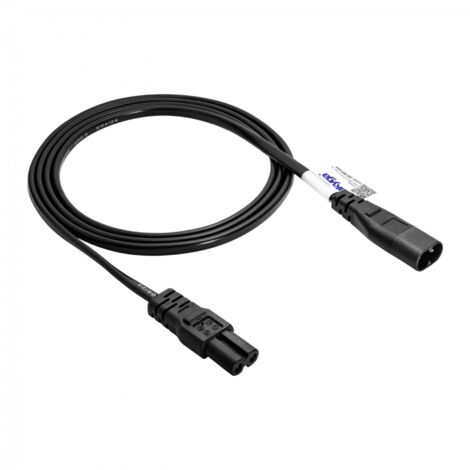 Câble de raccordement Akyga alimentation 1.5 m noir Y263763 (1/2)