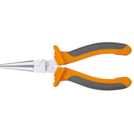 Pince à bec rond NEO 160 mm - Outil professionnel, DIN5745 (1/3)