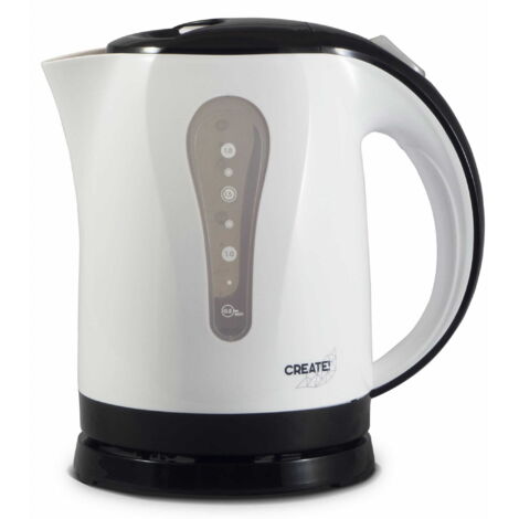 Bouilloire sans fil Kalorik 1,8 L 2 200 W, noir et blanc (1/5)