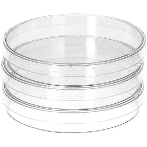 Lot De 10 Boîtes De Petri En Plastique Transparent - 90 X 15 Mm - Pour Cultures De Levure Et Expériences En Laboratoire