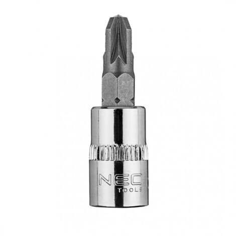 Embout de tournevis PZ3 sur douille 1/4", court, 37 mm (1/5)