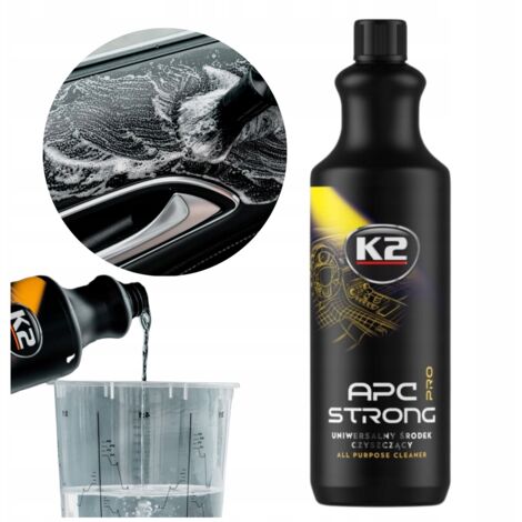 Nettoyant universel K2 APC STRONG PRO 1 L pour diverses surfaces