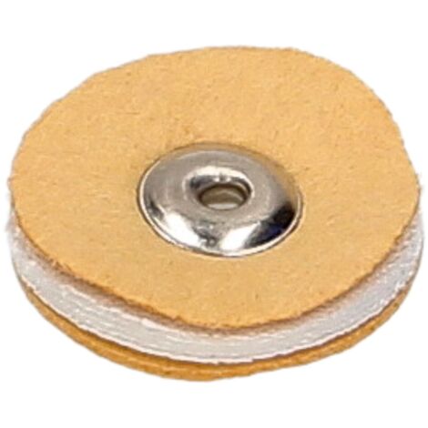 Brosse de polissage en chamois et coton, diamètre 25 mm - BIOSPACE (1/5)