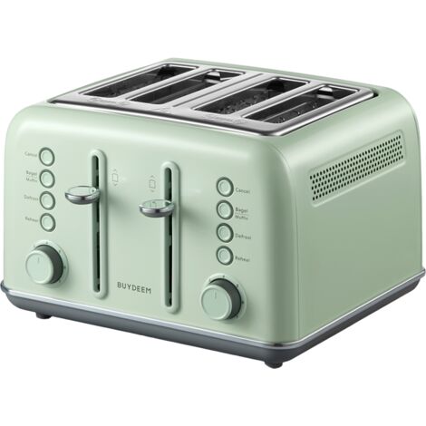 Grille-pain 4 tranches BUYDEEM, modèle DT640E, vert clair, UE (1/5)