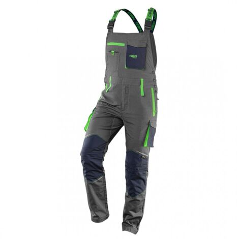 Salopette de travail haut de gamme, 100 % coton ripstop, taille L