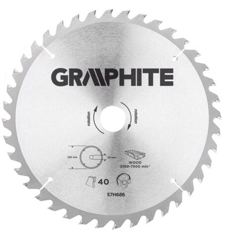 Lame de scie Widia, 255 x 30 mm, 40 dents (1/2)