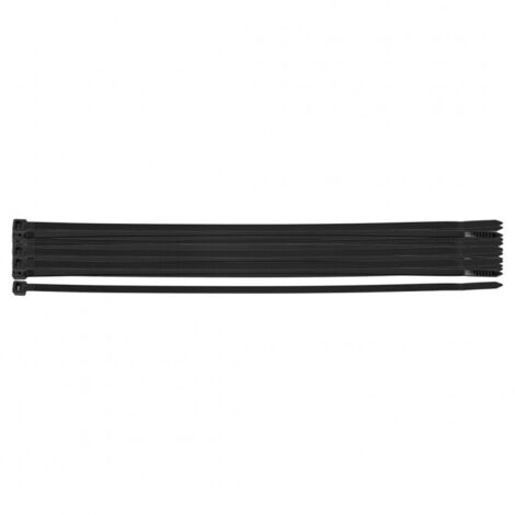 Colliers de serrage extrêmes 4,8 × 300 mm, noirs, 20 pièces. (1/5)