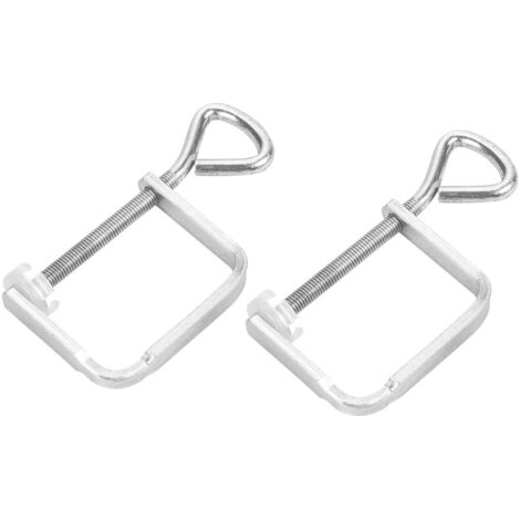 Lot de 2 pinces de rail de guidage – Fixation rapide et sûre – Pour scie plongeante – Coupe nette sans éclat – Graphite (1/2)