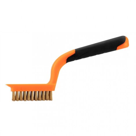 Brosse métallique, fil de laiton, 5 x 11 rangées (1/3)