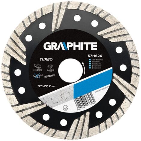 Disque diamant 125 x 22,2 mm, turbo (1/2)