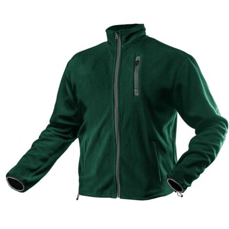 Sweat-shirt polaire vert, taille XL (1/5)