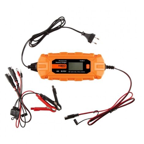 Chargeur automatique 4A/70W, 3-120Ah, pour batteries acide / AGM / GEL (1/5)