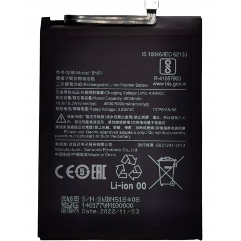Batterie Xiaomi BN51 pour Redmi 8/8A M1908C3IC MZB8459 (1/4)