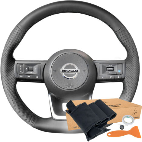 COUVRE-VOLANT POUR NISSAN QASHQAI J11 J10 LEAF X-TRAIL TIIDA