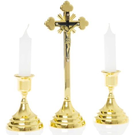 Ensemble de chants de Noël traditionnels en or 19 cm (1/3)