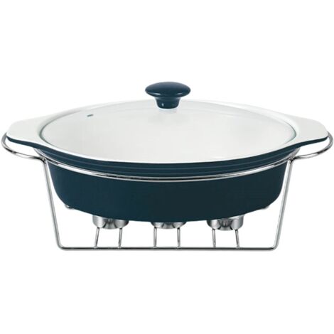 Chauffe-plats Maestro noir 37,5 cm, 2,3 l