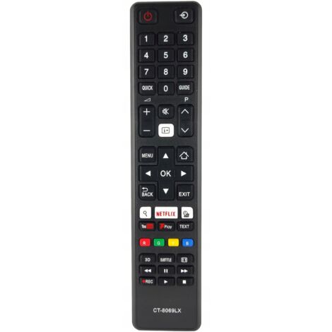 TÉLÉCOMMANDE CT-8069 POUR TOSHIBA SMART NETFLIX YOUTUBE TV (1/2)