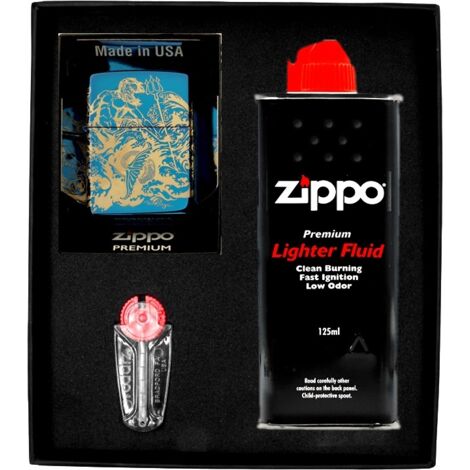 Coffret cadeau briquet ZIPPO ATLANTIS DESIGN n° 1 (1/3)