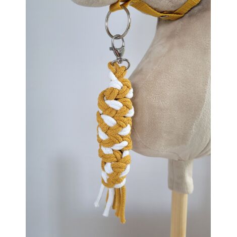 Longe Merauno Pour Cheval, Poney Ou Chèvre - 2m, Crochet De Panique, Design Rouge/jaune