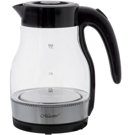 Bouilloire électrique en verre Maestro 1,7 l 2200 W MR-061-noir (1/5)