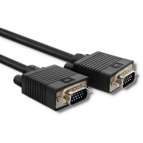 Câble d'écran Qoltec XGA mâle / XGA mâle  1,5 m  Double blindage  Full HD (1/2)