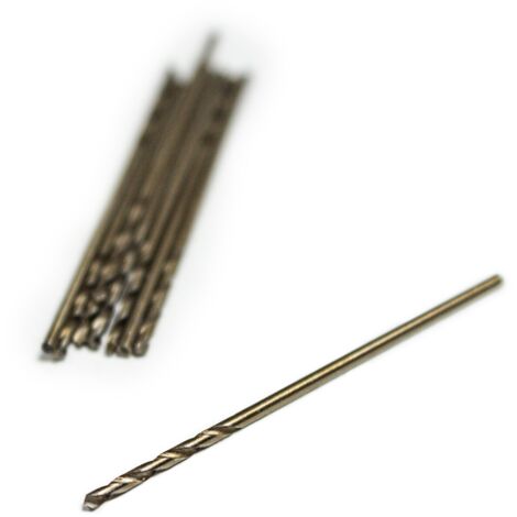 Boite de 10 forets métaux HSS taillés meulés diamètre 2.0mm - HANGER