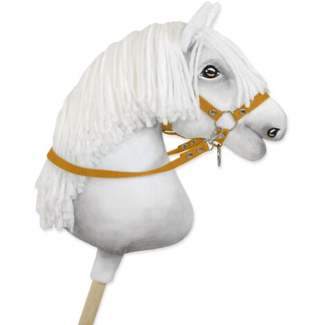 Rênes pour cheval de loisir - Moutarde (1/3)