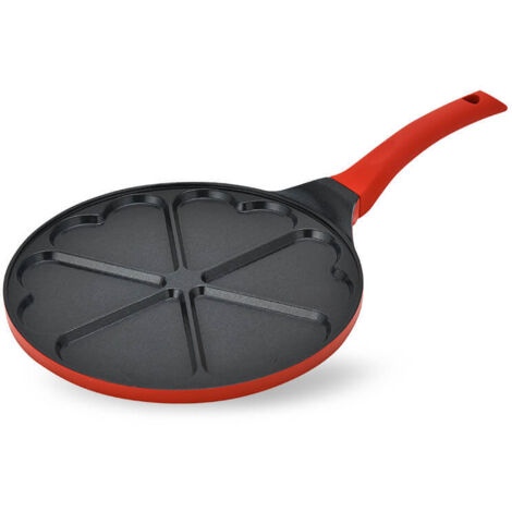 Poêle à crêpes en aluminium pour enfants 26 cm « CŒUR » MR-1222-A (1/2)