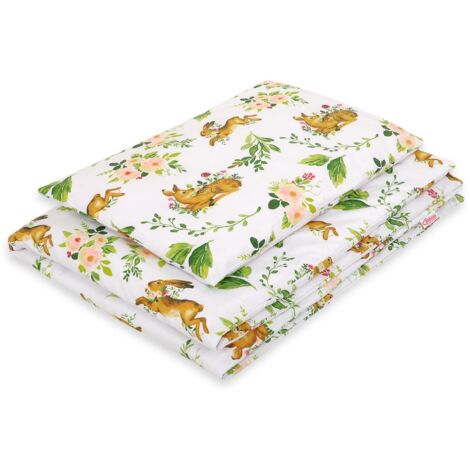 Parure de lit 2 pièces en coton pour enfant 135x100 cm - Dans la forêt (1/4)